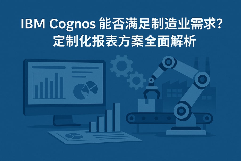 IBM Cognos能否满足制造业需求？定制化报表方案全面解析